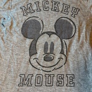 Little sleepies grey Mickey Mouse shirt 2T